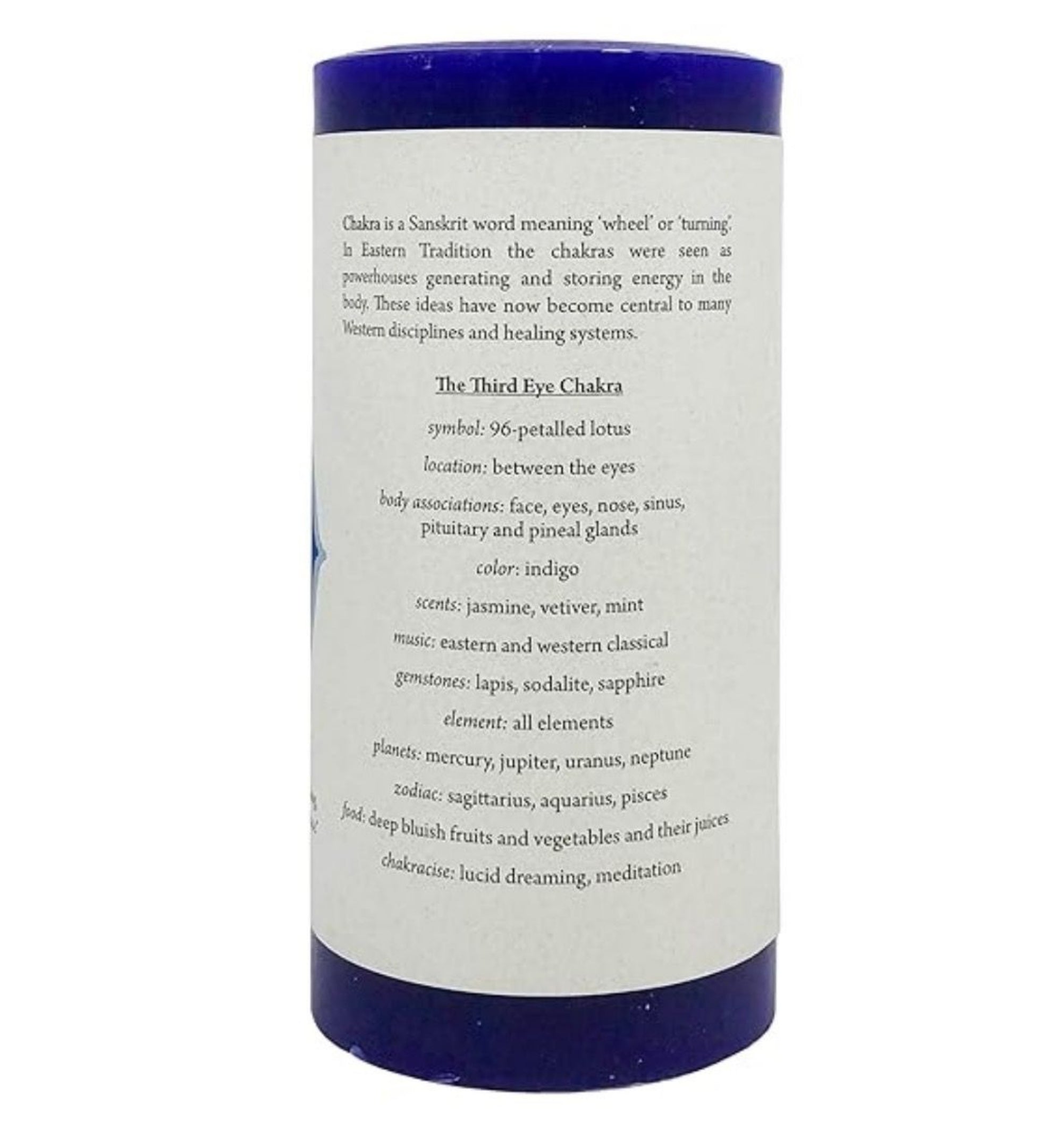 Candle - Third Eye Chakra Pillar Candle