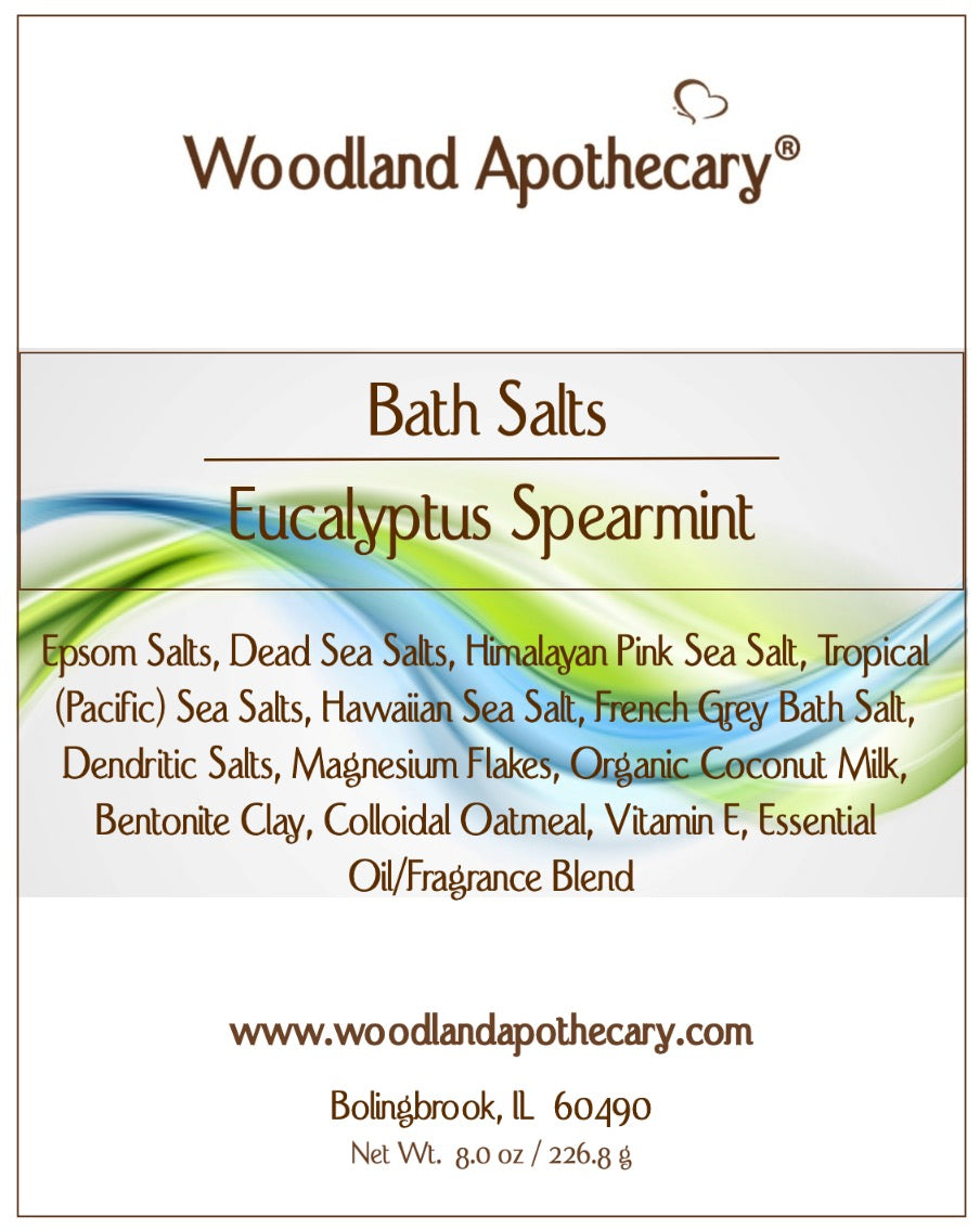 Eucalyptus and Spearmint Bath Salts
