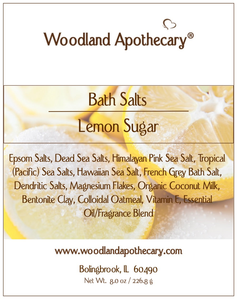 Lemon Sugar Bath Salts