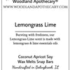 Wax Melt Snap Bar - Lemongrass Lime