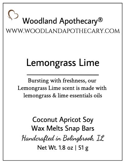 Wax Melt Snap Bar - Lemongrass Lime