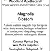 Wax Melt Snap Bar - Magnolia Blossom