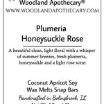 Wax Melt Snap Bar - Plumeria Honeysuckle Rose