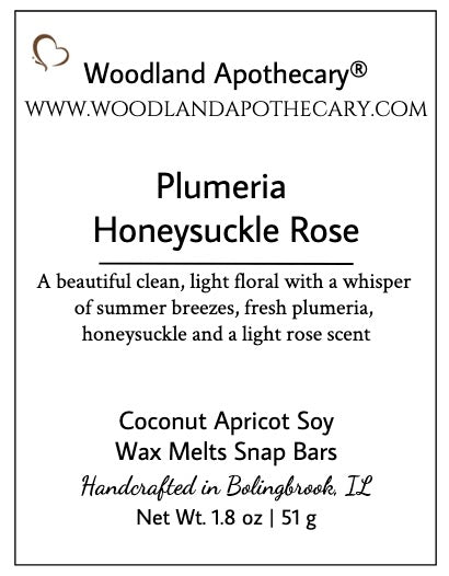 Wax Melt Snap Bar - Plumeria Honeysuckle Rose