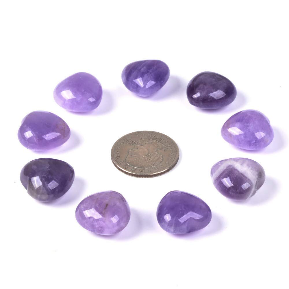 Amethyst Puffy Hearts | Woodland Apothecary®