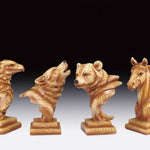 Wood Like Carved Statute (Eagle, Wolf, Bear or Horse) | Woodland Apothecary®