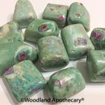 Ruby in Fuchsite Tumbled Stones | Woodland Apothecary®