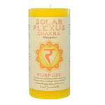 Candle - Solar Plexus Chakra Pillar Candle