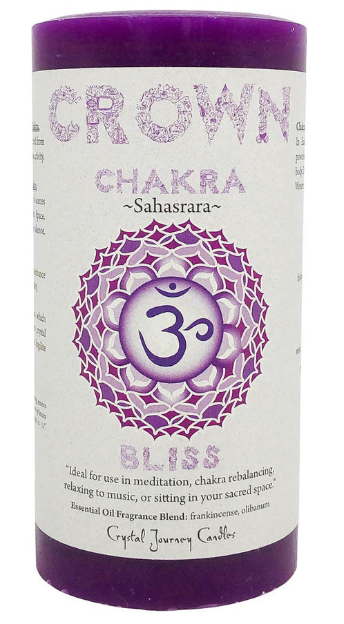 Candle - Crown Chakra Pillar Candle