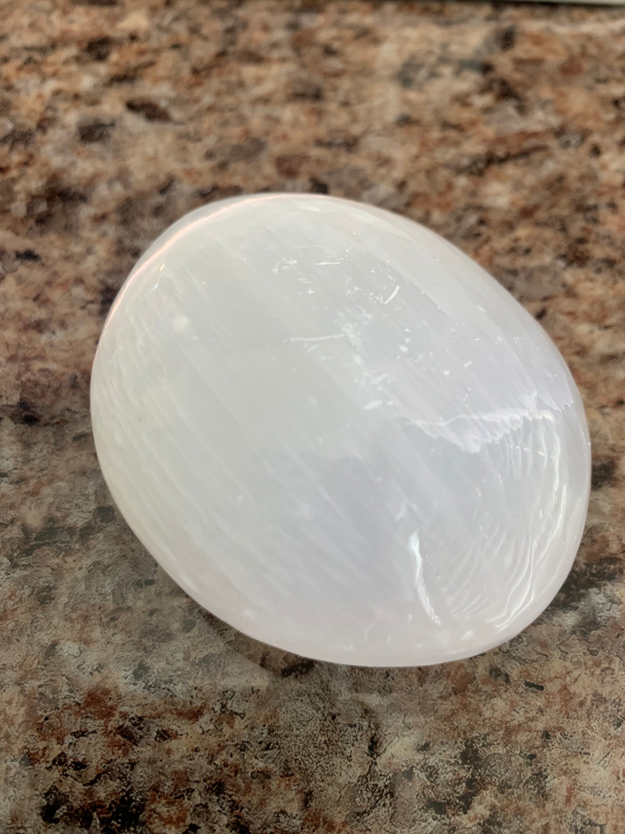 Palm Stones - Selenite