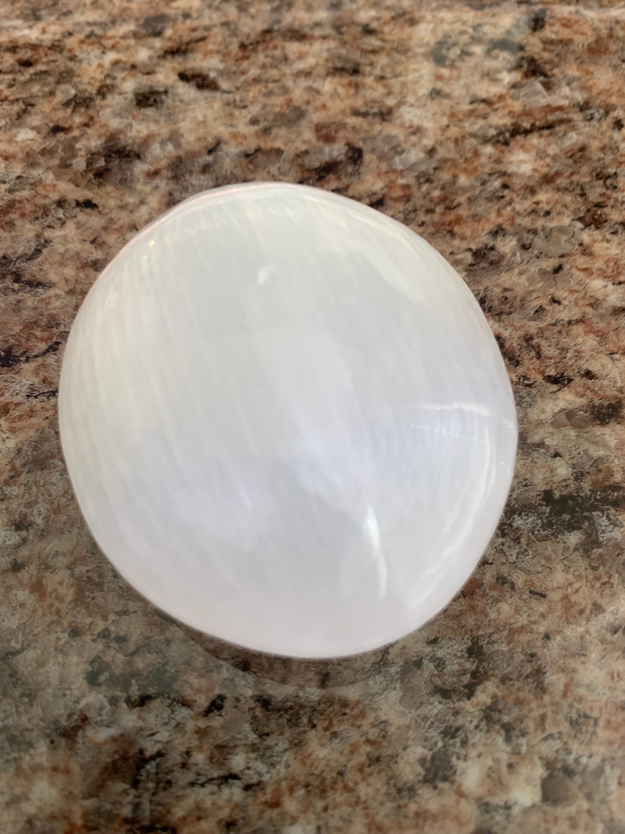 Palm Stones - Selenite