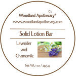 Solid Lotion Bar - Lavender and Chamomile