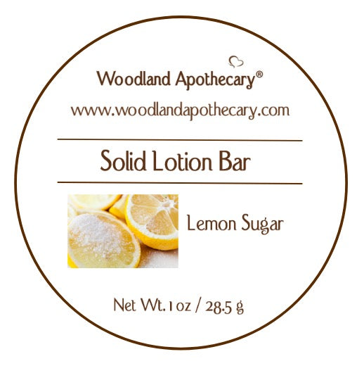 Solid Lotion Bar - Lemon Sugar