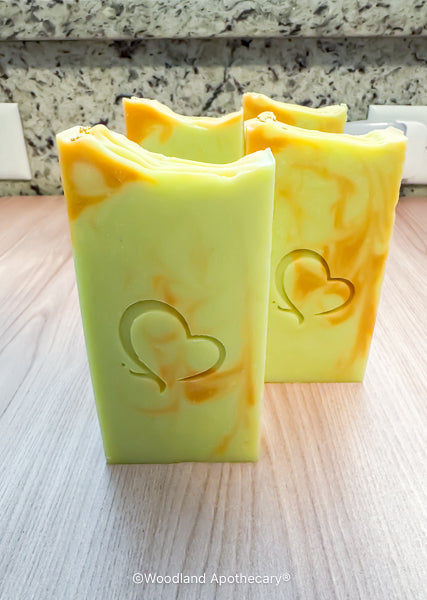 Lime, Basil, and Mandarin Orange Soap