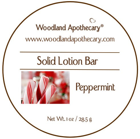 Solid Lotion Bar - Peppermint