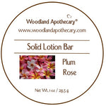 Solid Lotion Bar - Plum Rose