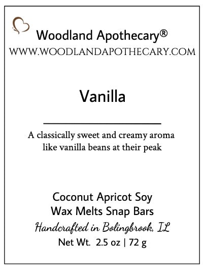 Wax Melt Snap Bar - Vanilla