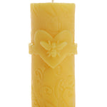 Candle - Pure Beeswax Bee-Love Pillar Candle