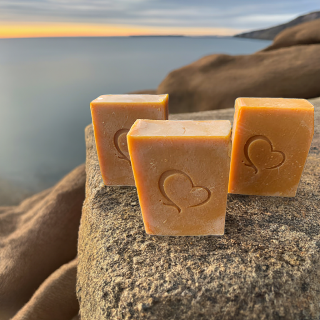 Carrot, Milk, and Honey Soap