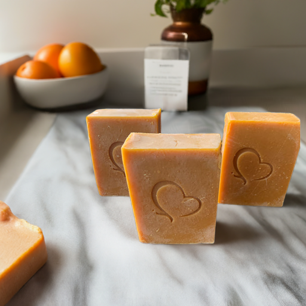 Carrot, Milk, and Honey Soap