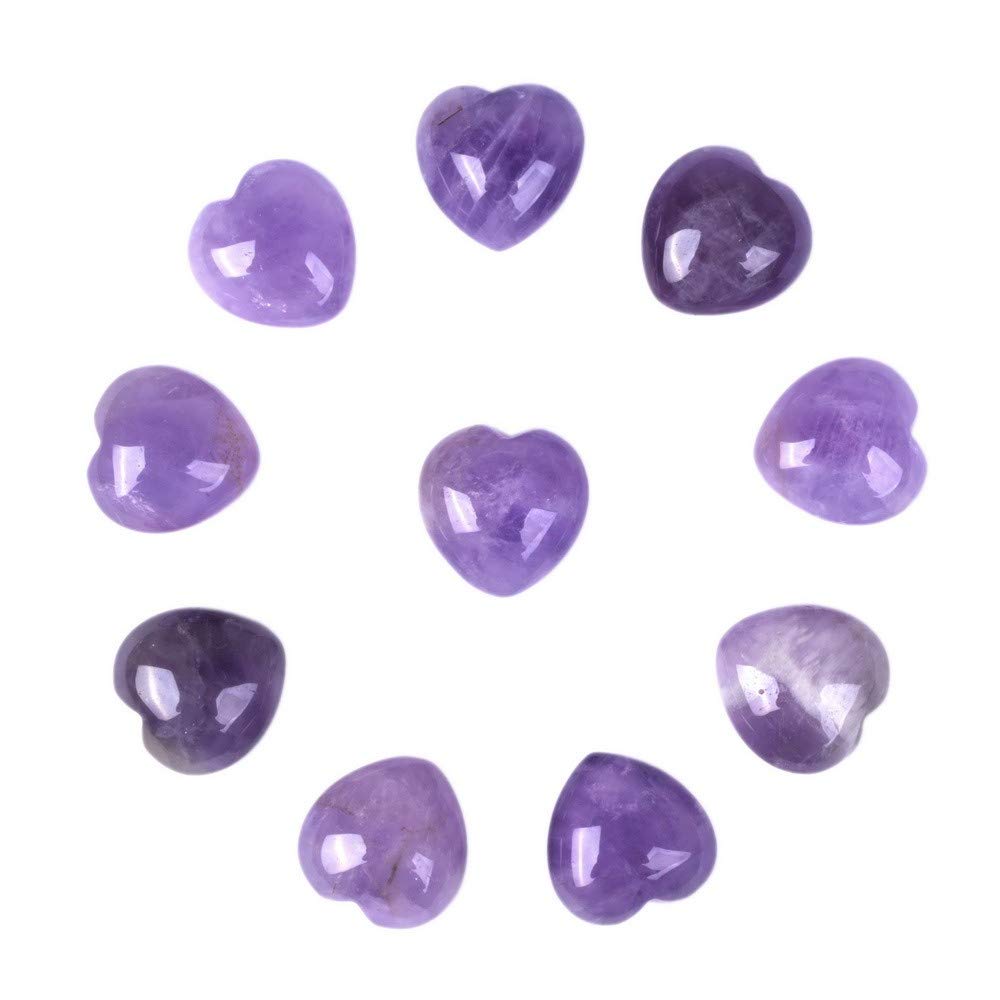 Amethyst Puffy Hearts | Woodland Apothecary®