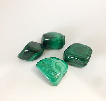 Malachite Tumbled Stones | Woodland Apothecary®