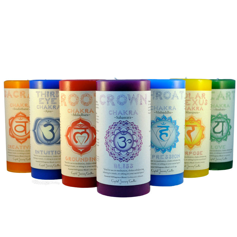 Throat Chakra Pillar Candles | Woodland Apothecary®