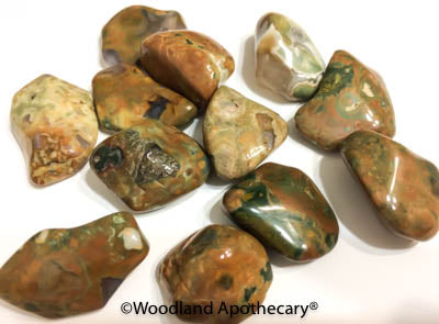 Rainforest Rhyolite Tumbled Stones | Woodland Apothecary®