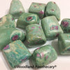 Ruby in Fuchsite Tumbled Stones | Woodland Apothecary®