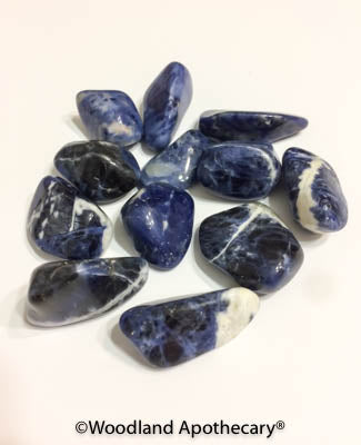 Sodalite Tumbled Stones | Woodland Apothecary®