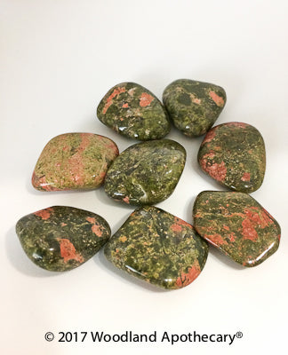 Unakite Tumbled Stones | Woodland Apothecary®