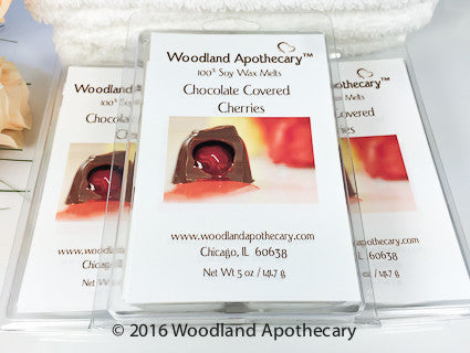 Chocolate Covered Cherries Soy Wax Melts | Woodland Apothecary®