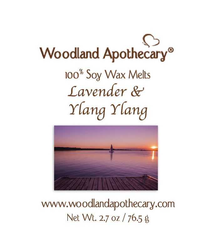 Lavender & Ylang Ylang Soy Wax Melts | Woodland Apothecary®