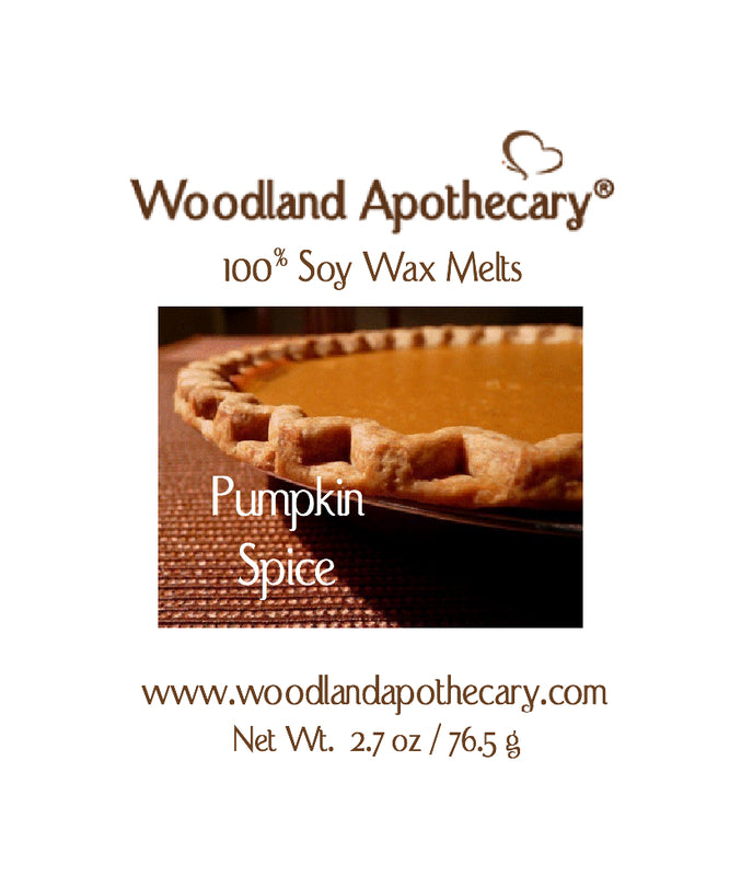 Pumpkin Spice Soy Wax Melts | Woodland Apothecary®