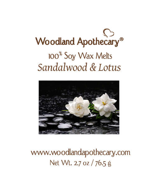 Sandalwood & Lotus Soy Wax Melts | Woodland Apothecary®