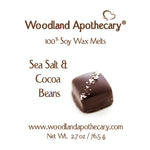 Sea Salt & Cocoa Beans Soy Wax Melt | Woodland Apothecary®