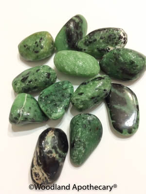Zoisite Tumbled Stones | Woodland Apothecary®